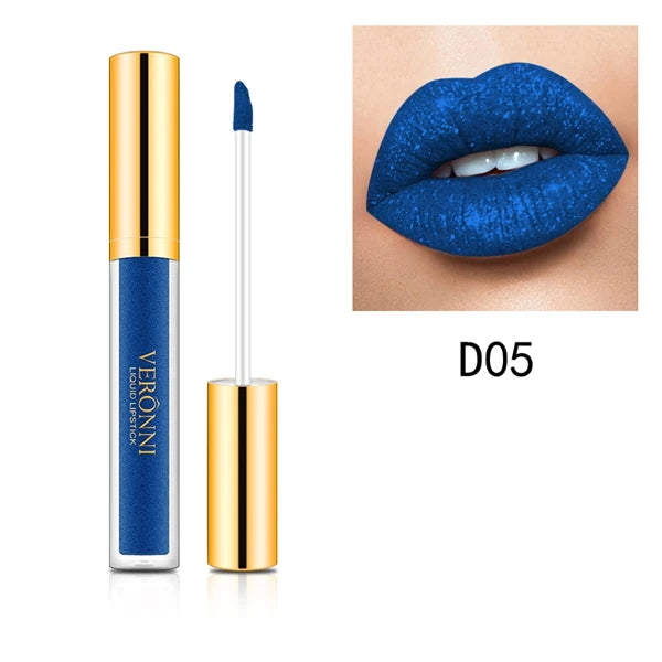 Diamond Shimmer Glitter Lip Gloss Waterproof Matte Glitter