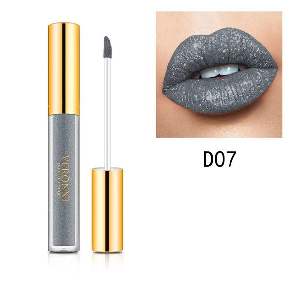 Diamond Shimmer Glitter Lip Gloss Waterproof Matte Glitter
