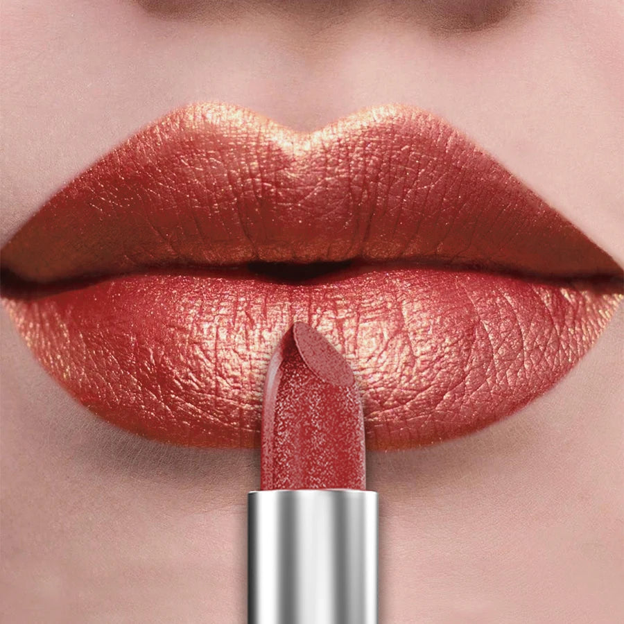 Bold & Intense Glitter Shiny Metallic Lipstick
