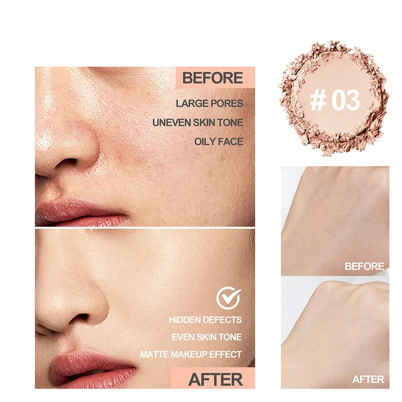 Matte Face Pressed Powder Oil Control Natural
