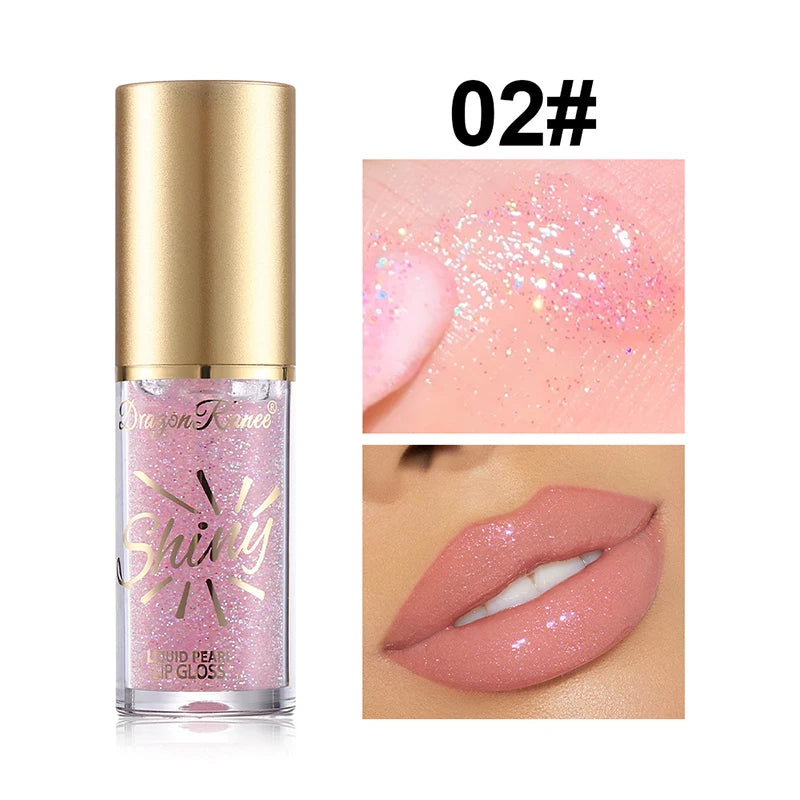 Waterproof Diamond Shimmer Glitter Lip Gloss