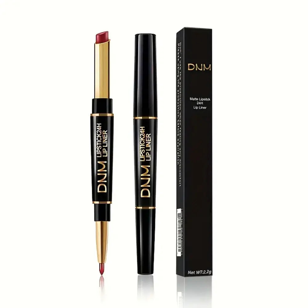Double-ended Non-stick Long Lasting Lipstick Lip Liner