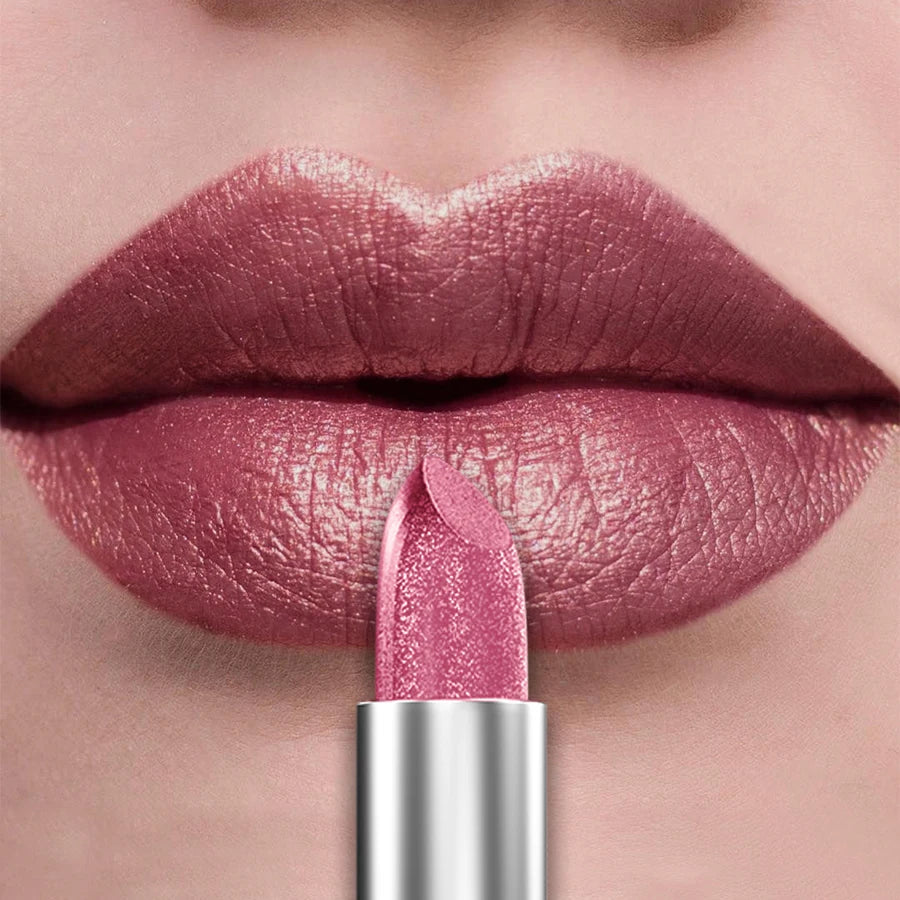 Bold & Intense Glitter Shiny Metallic Lipstick