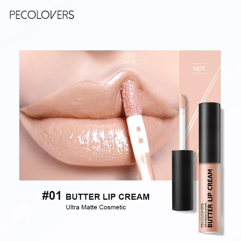 Butter Gloss Non-Sticky Lip Gloss Long Lasting Nude