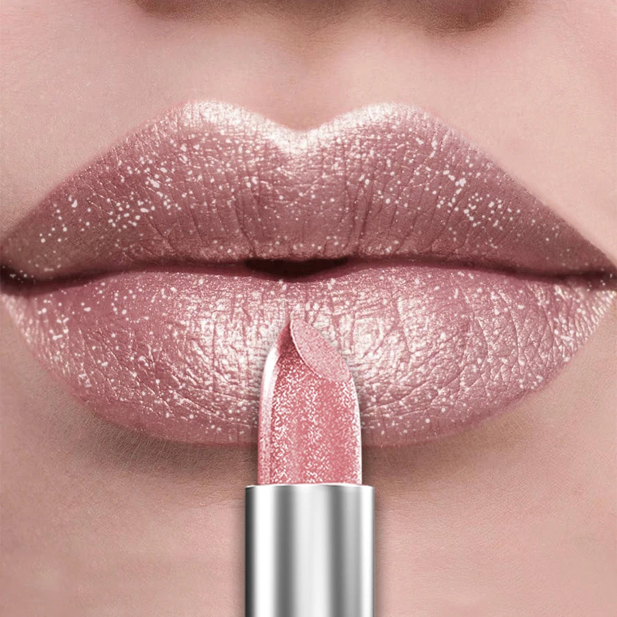 Bold & Intense Glitter Shiny Metallic Lipstick