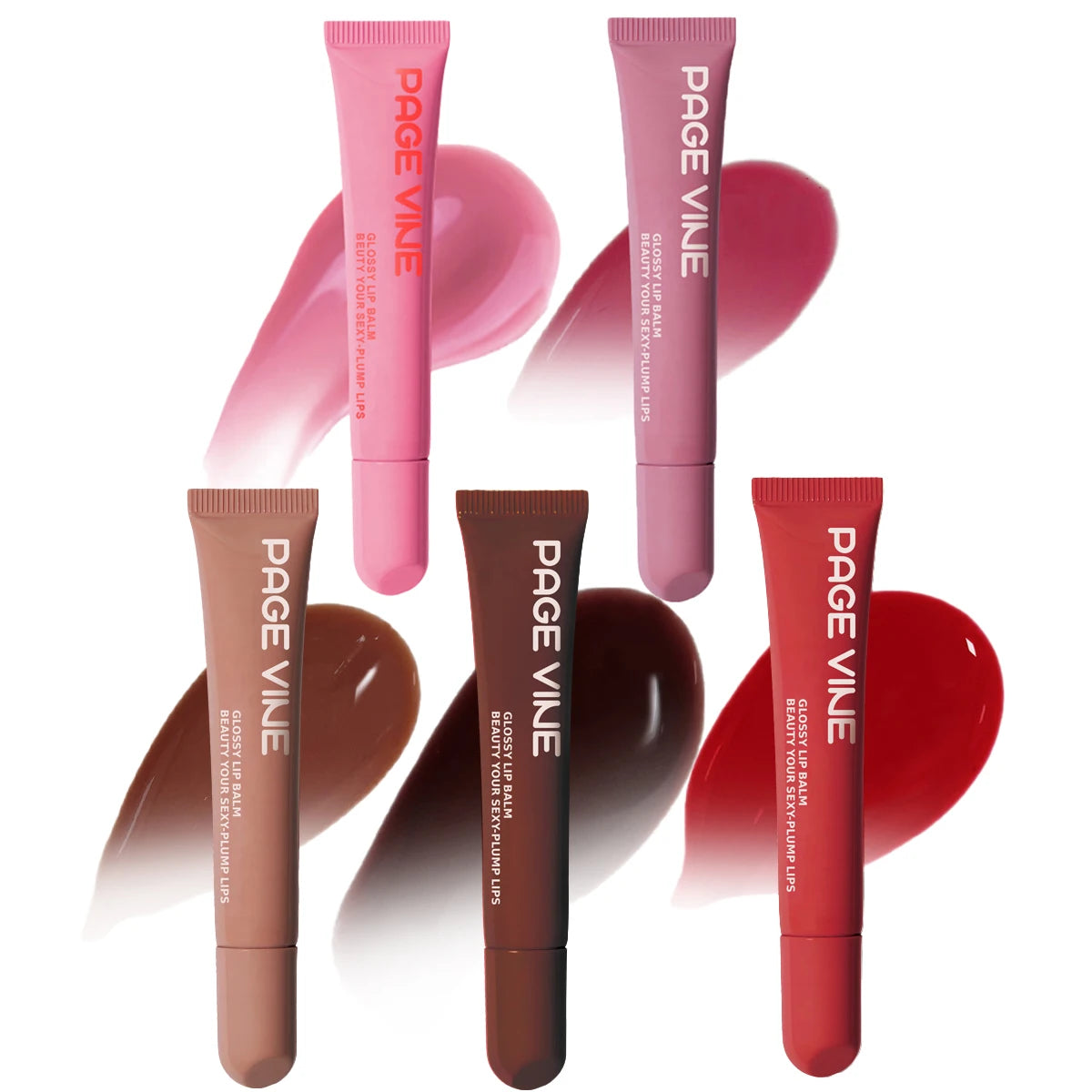 Lip Gloss Moisturizing Liquid Lipstick Toast Espresso Raspberry jelly