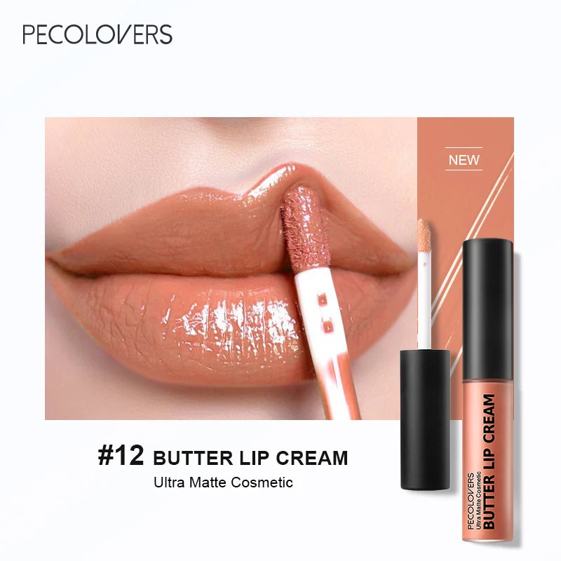 Butter Gloss Non-Sticky Lip Gloss Long Lasting Nude