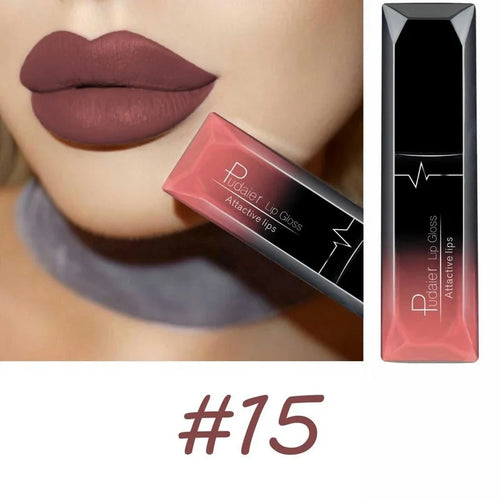 Best Lip Makeup 17 Color Sexy Matte Long Lasting Lipgloss Liquid
