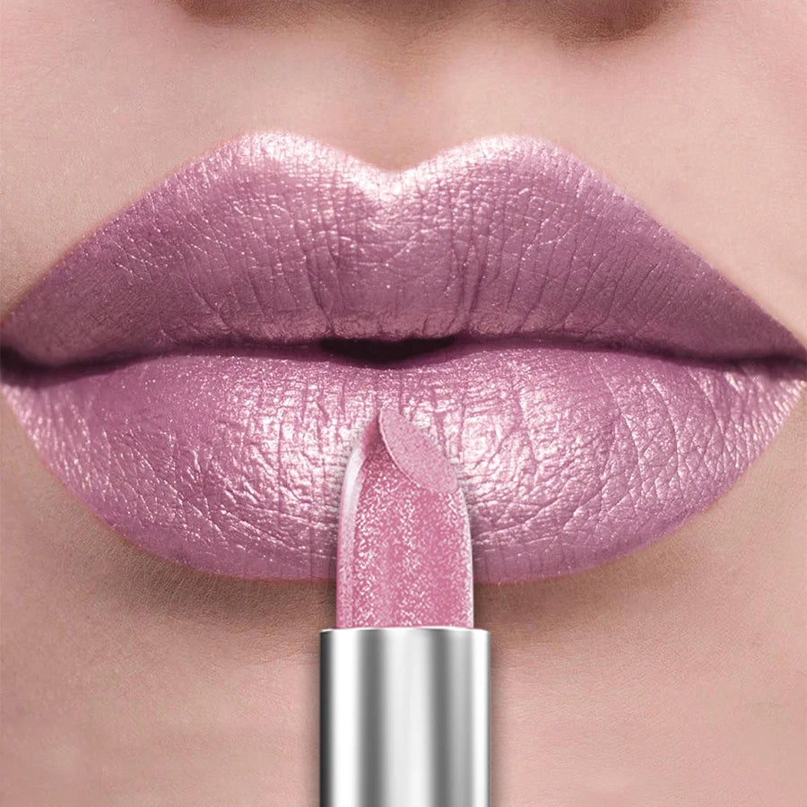 Bold & Intense Glitter Shiny Metallic Lipstick