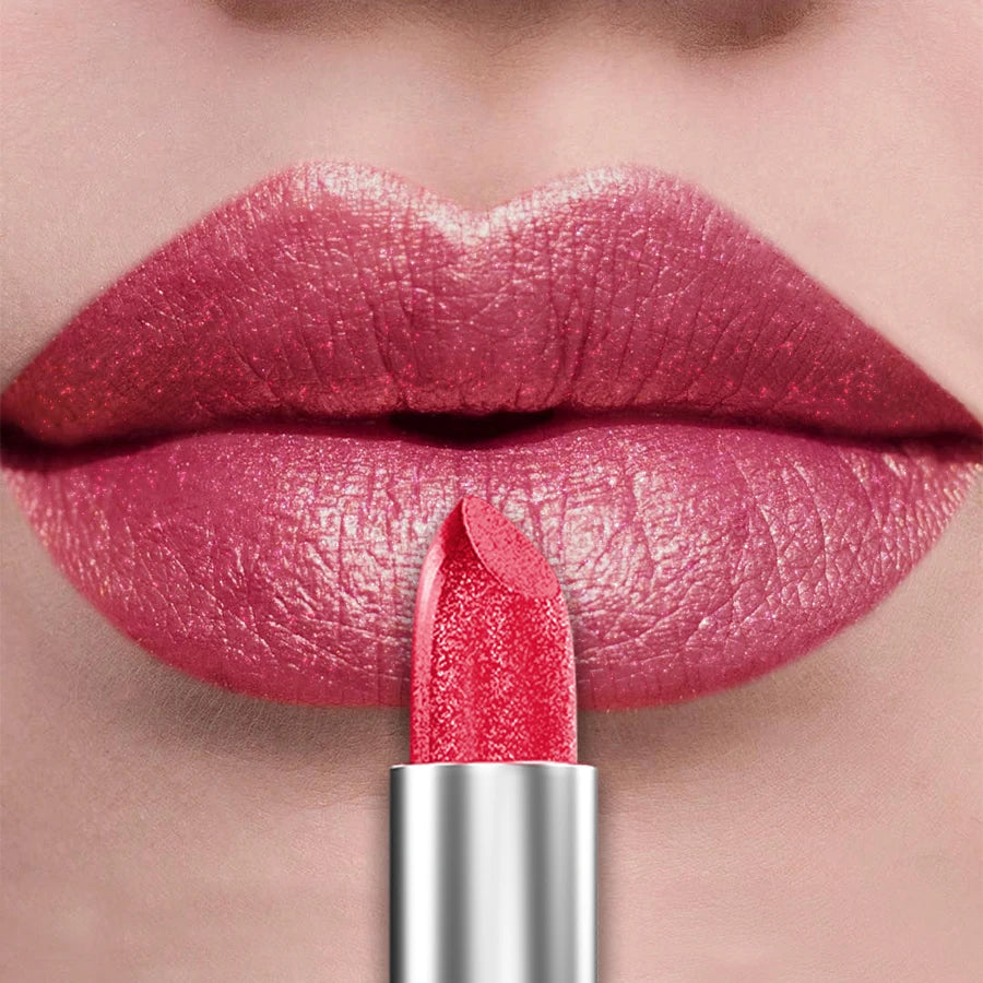 Bold & Intense Glitter Shiny Metallic Lipstick