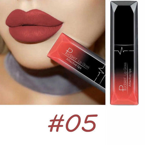 Best Lip Makeup 17 Color Sexy Matte Long Lasting Lipgloss Liquid
