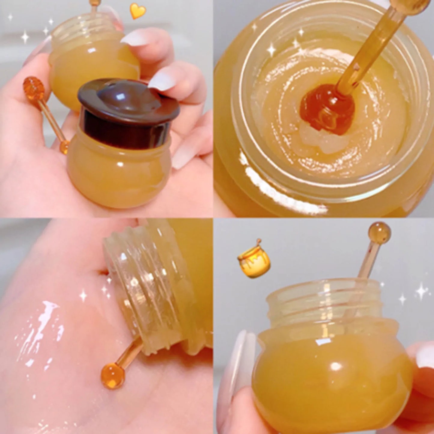 Beeswax Lip Balm Organic Honey Overnight Moisturizing Bee Hydrating Lip