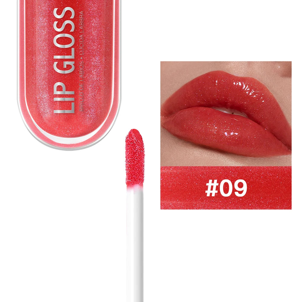 Colors Glitter Lip Gloss Long Lasting Diamond Pearlescent Metallic Liquid
