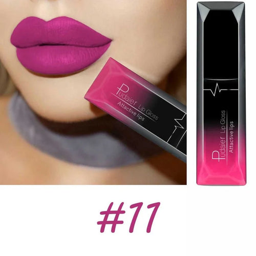 Best Lip Makeup 17 Color Sexy Matte Long Lasting Lipgloss Liquid