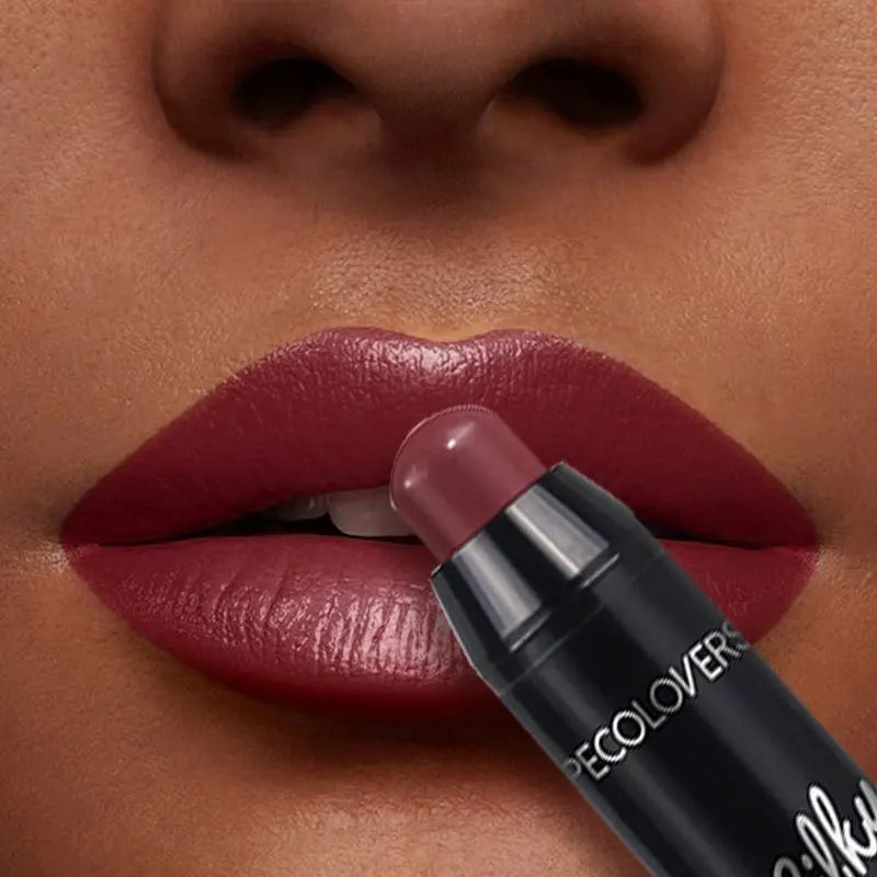 Matte Lipstick Pencil Waterproof Long Lasting Non-Stick Cup Lip Stain