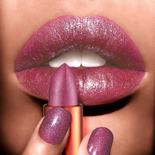 Rose smoke powder, bright starry sky, glossy velvet texture, durable,