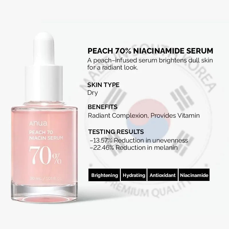 Peach 70 Niacinamide Serum , Moisturizing