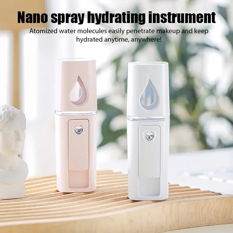 Facial Mister Mini Portable Rechargeable Handy Face Humidifier Facial