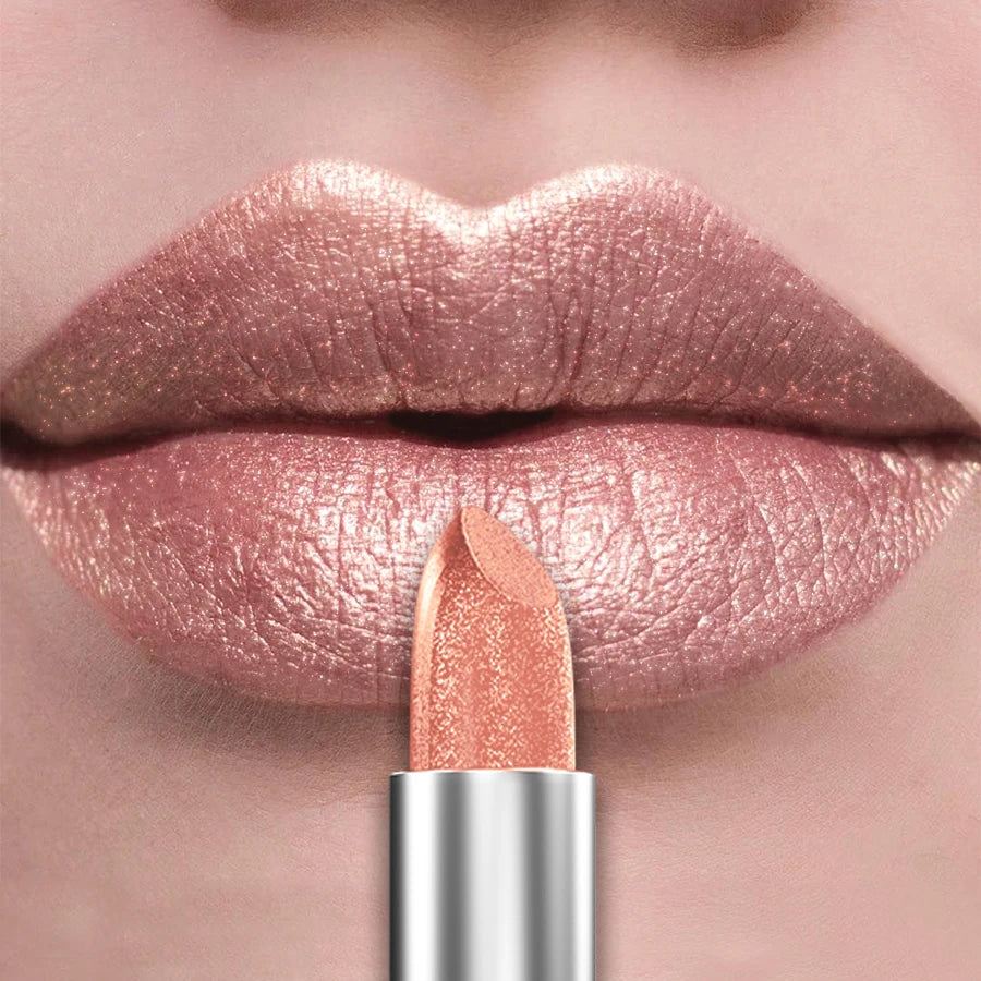 Bold & Intense Glitter Shiny Metallic Lipstick