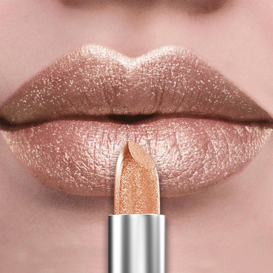 Bold & Intense Glitter Shiny Metallic Lipstick