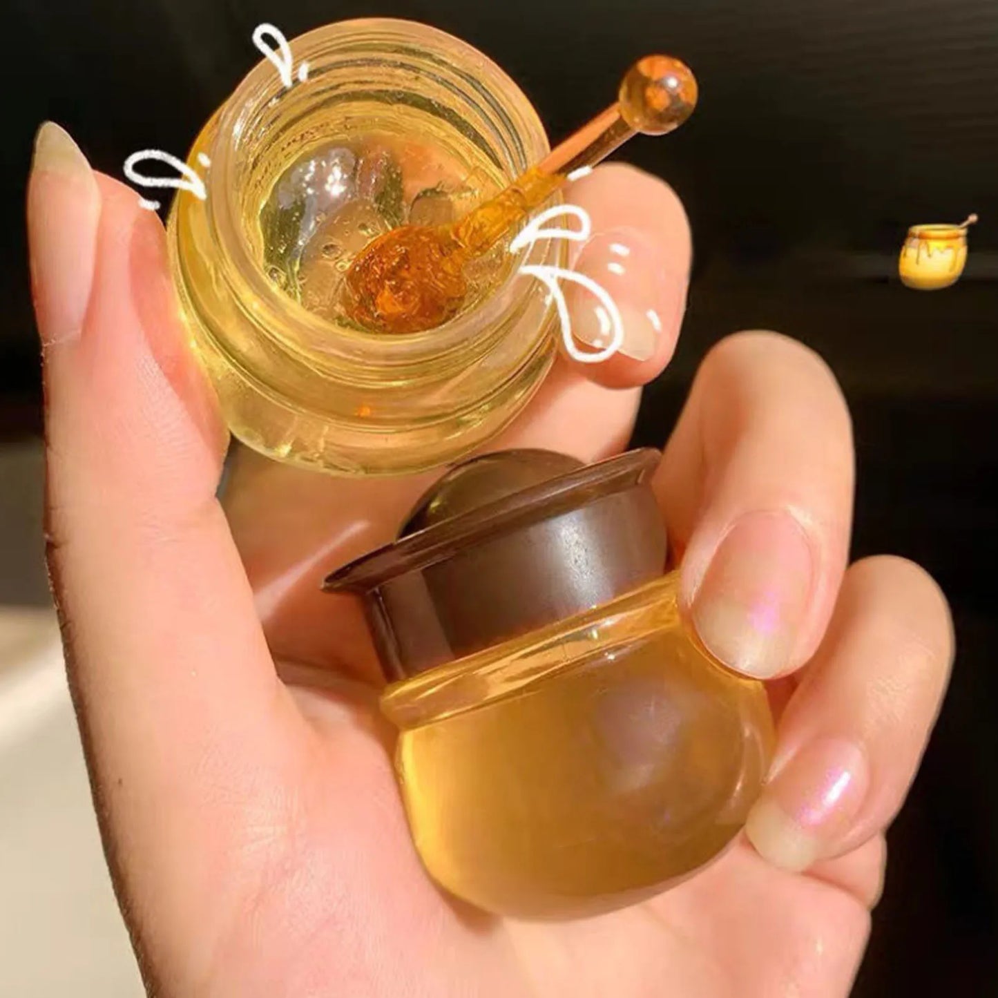 Beeswax Lip Balm Organic Honey Overnight Moisturizing Bee Hydrating Lip
