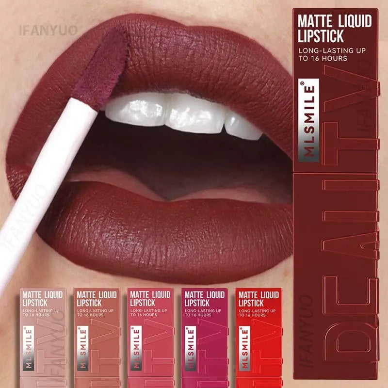 High Pigment Liquid Lipstick Sexy Matte Velvet Long Lasting