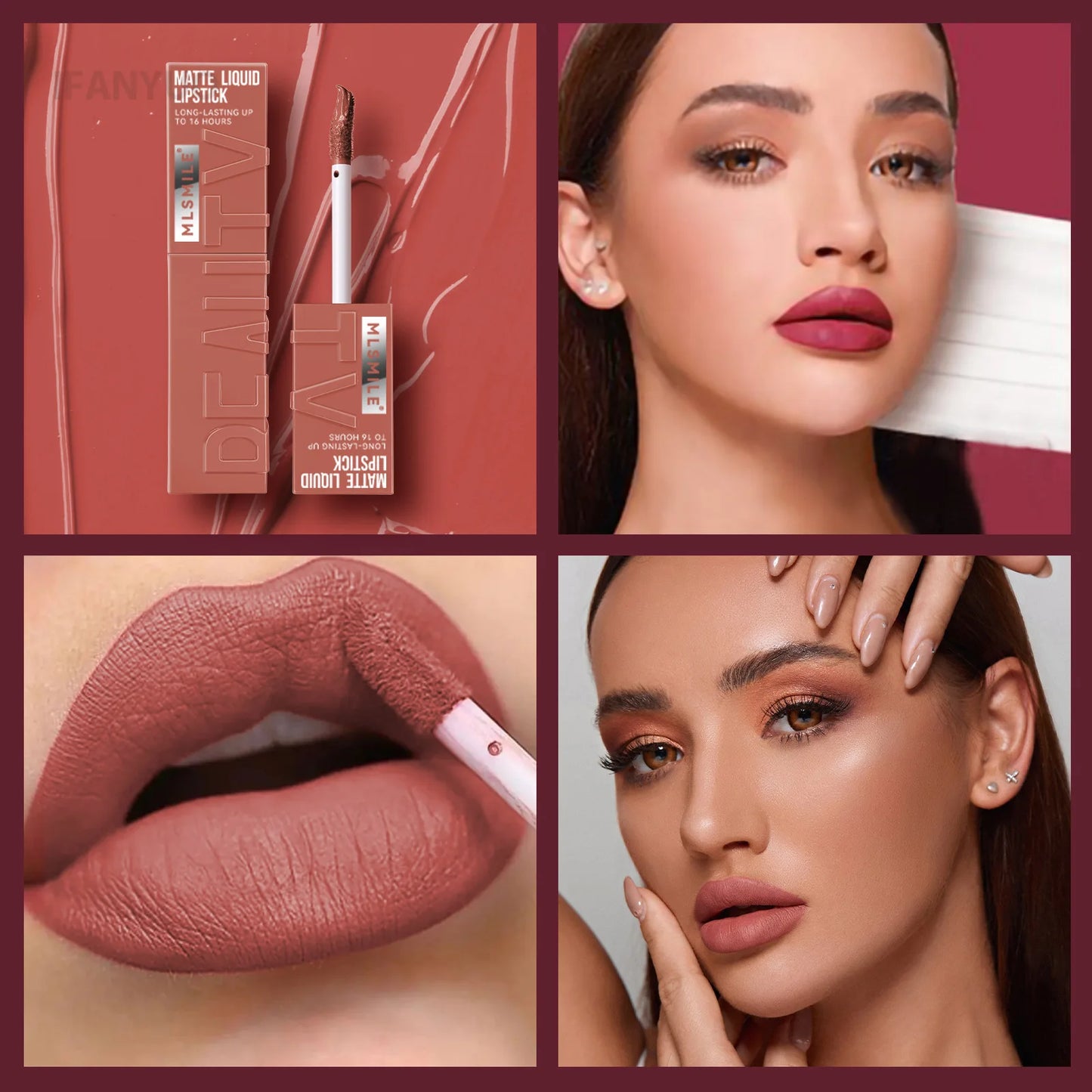 High Pigment Liquid Lipstick Sexy Matte Velvet Long Lasting