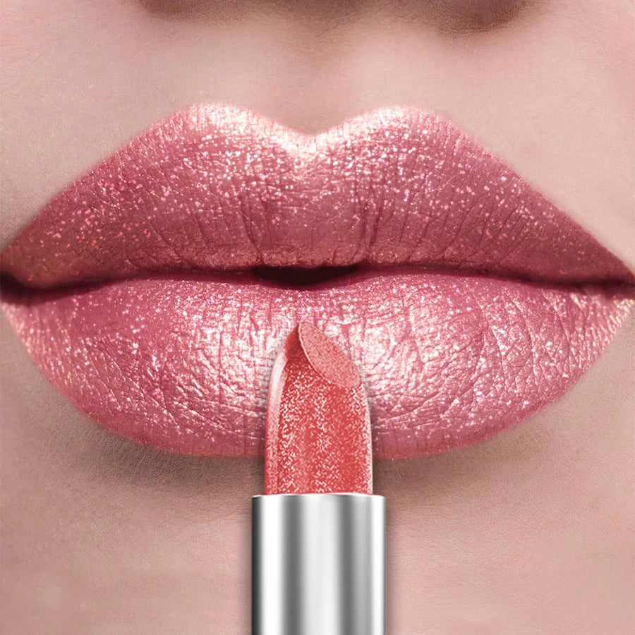 Bold & Intense Glitter Shiny Metallic Lipstick