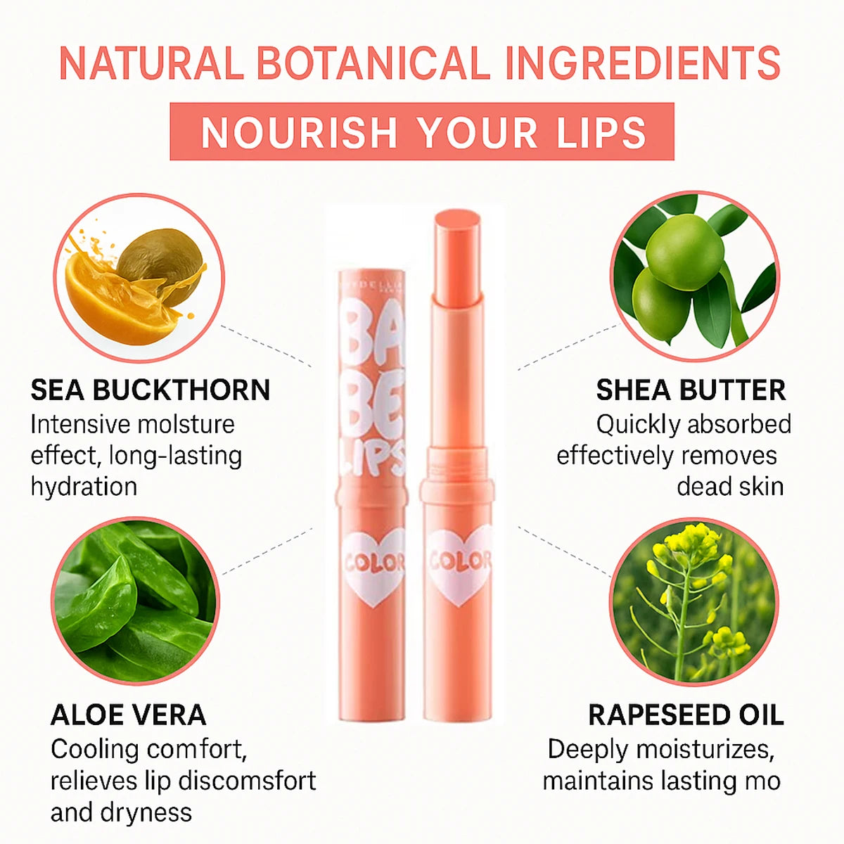 Maybelline Hydrating Winter Lipstick #07 Glossy Moisturizing
