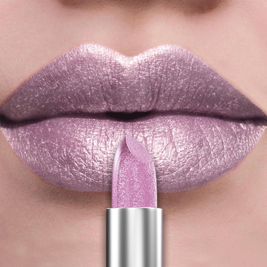 Bold & Intense Glitter Shiny Metallic Lipstick