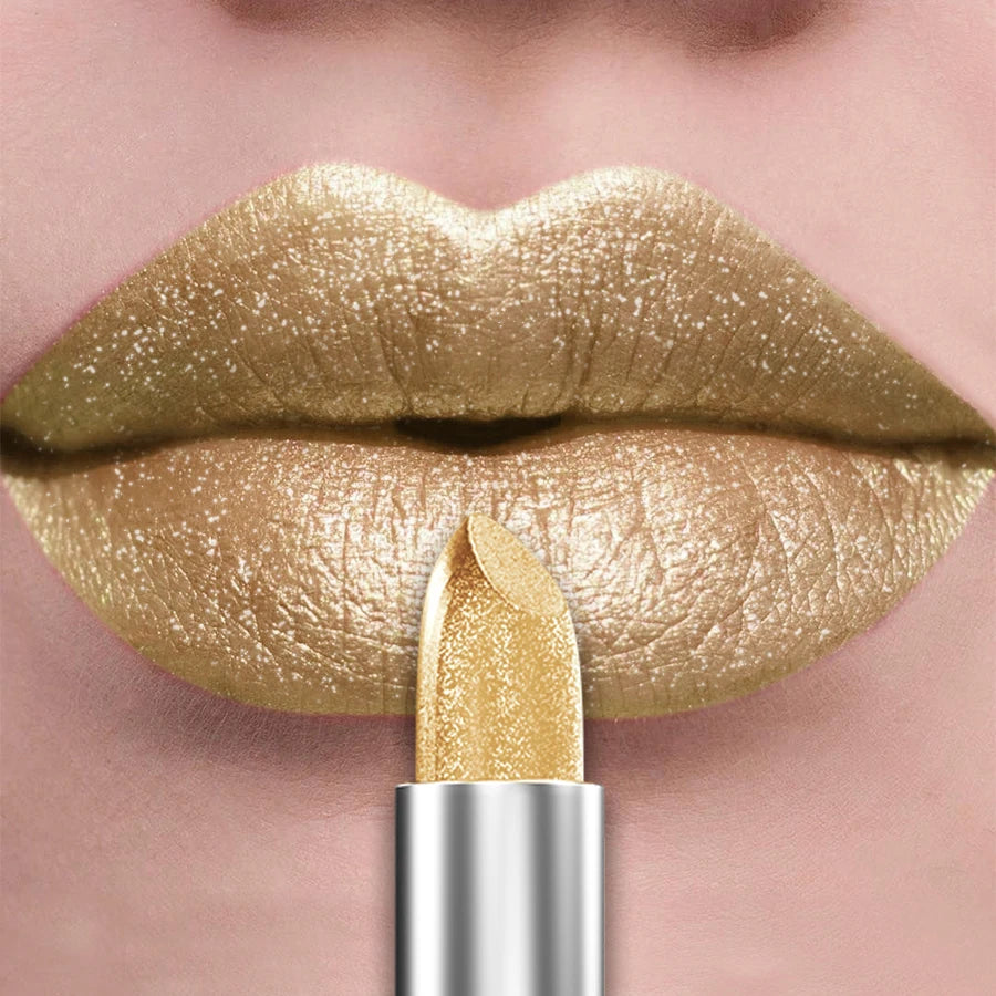 Bold & Intense Glitter Shiny Metallic Lipstick