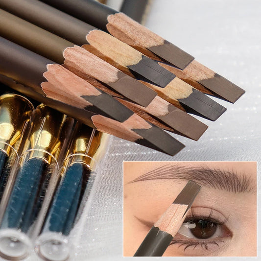 Waterproof Eyebrow Pen with Brush Natural Lasting Non-caking  Pencil