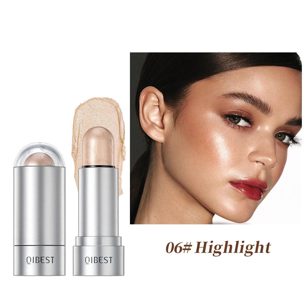 Highlight Face Waterproof Soft Cream Texture Bronzer Contour Stick