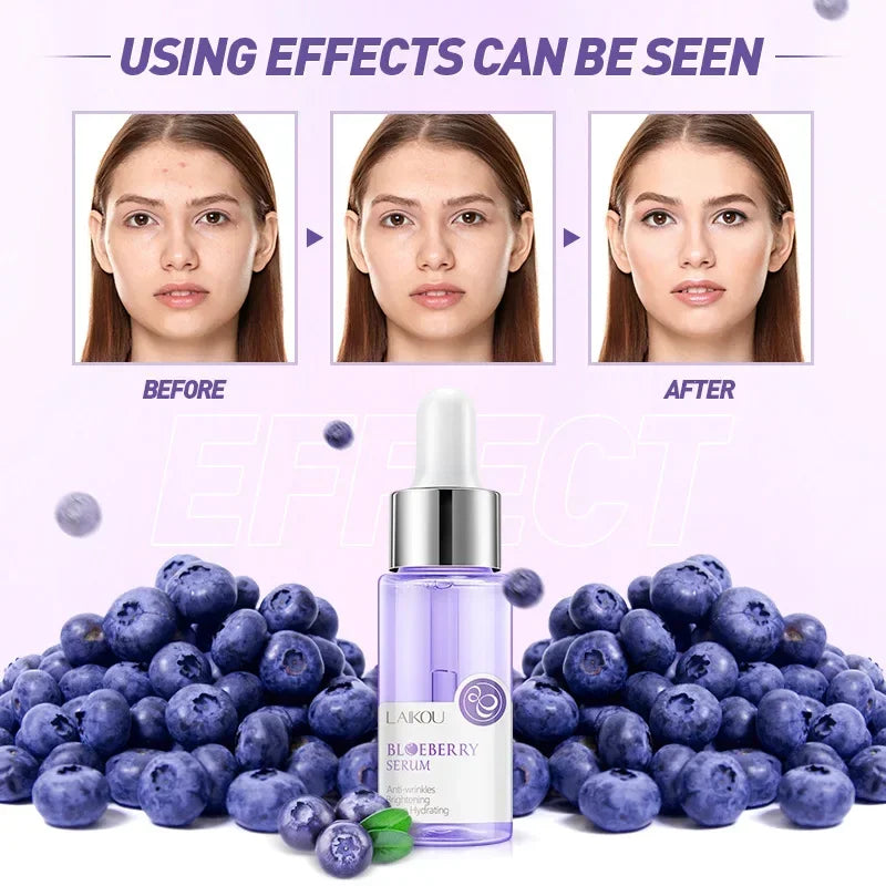 Blueberry Brighting Skin Face Essence Serum Anti Wrinkle Face Serum