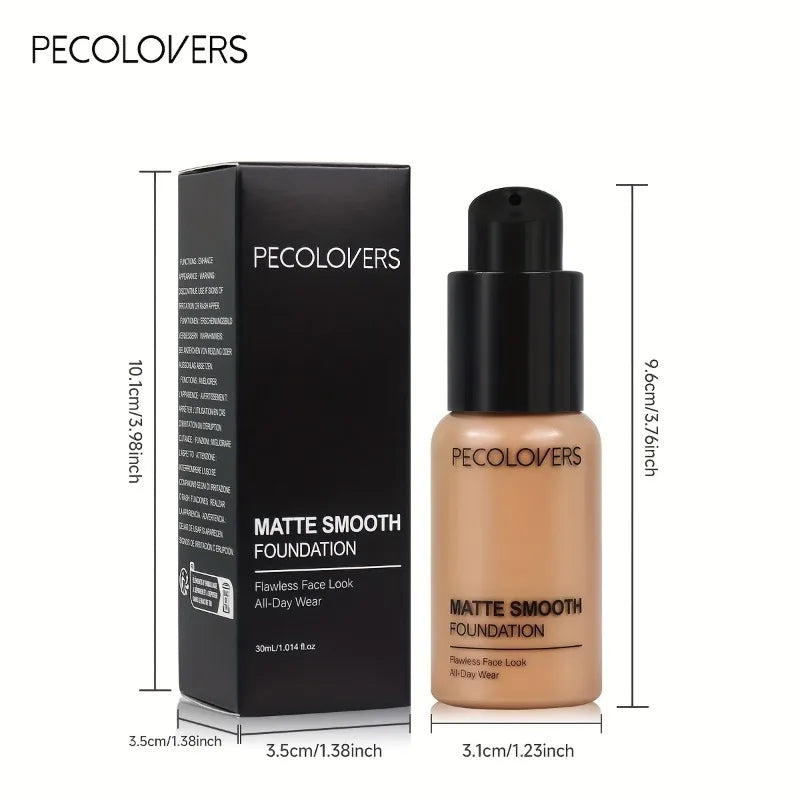 Matte, Non-sticky, Liquid Foundation,