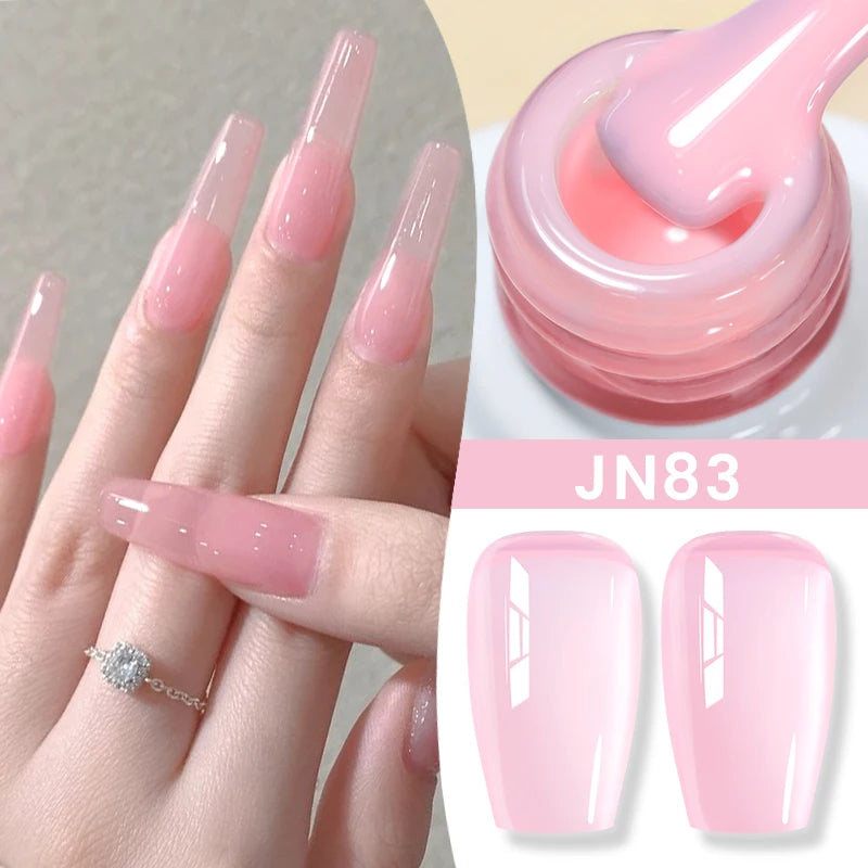 Gel Nail Polish  Translucent Colour UV Light  Gel Varnish Nail Art