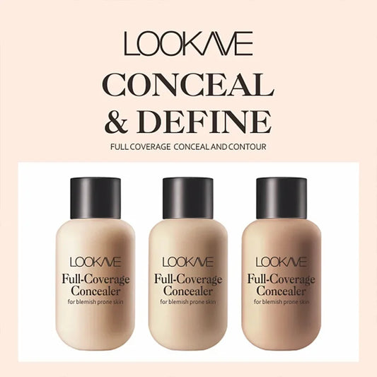 Liquid Concealer Foundation Cream Makeup Waterproof Lasting