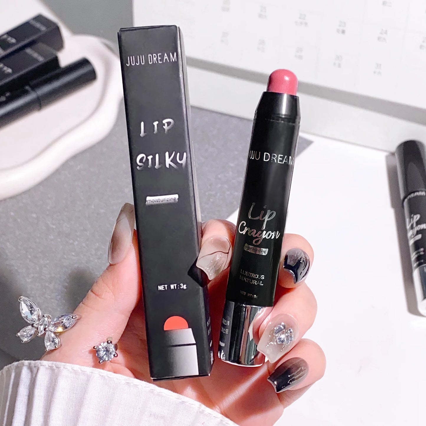 Matte matte matte lipstick pen, velvet, non-fade, non-stick, lipstick,