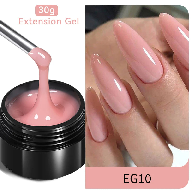 Nail Extension Gel Nail Polish Clear Acrylic Nail Color Soak Off UV Construction Gel