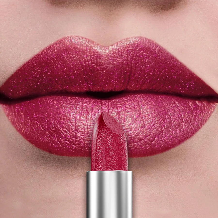 Bold & Intense Glitter Shiny Metallic Lipstick