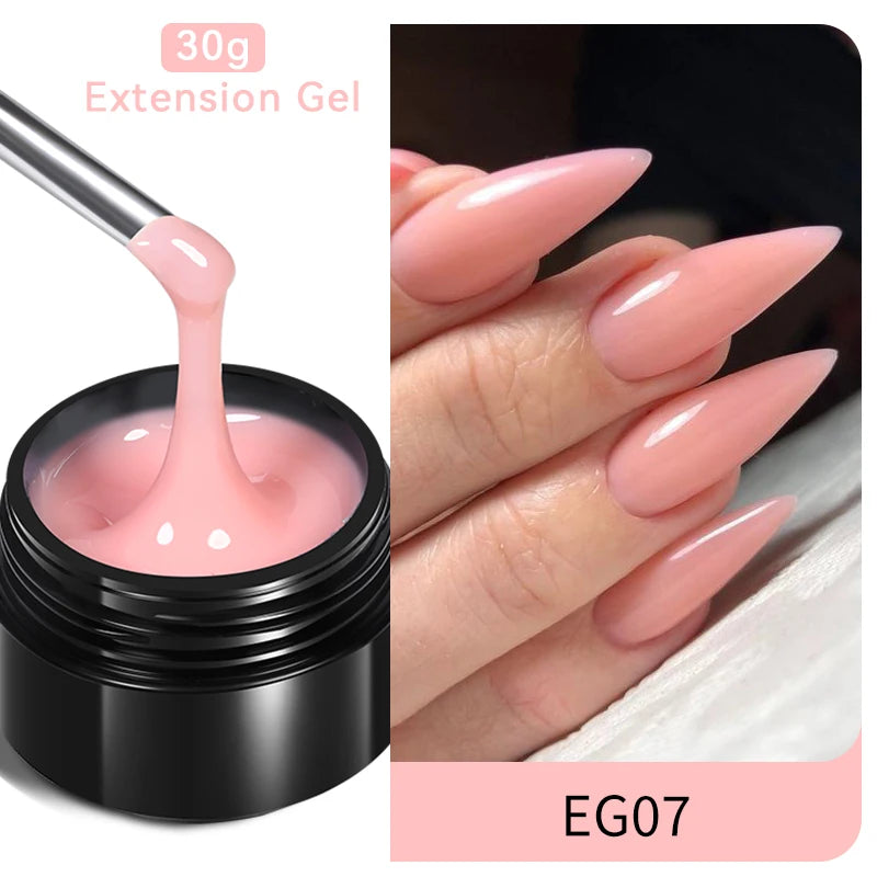 Nail Extension Gel Nail Polish Clear Acrylic Nail Color Soak Off UV Construction Gel