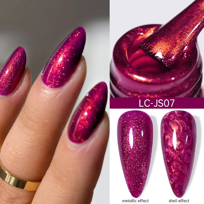 Glitter Sparkling Gel Nail Polish Colourful Shinning Manicure