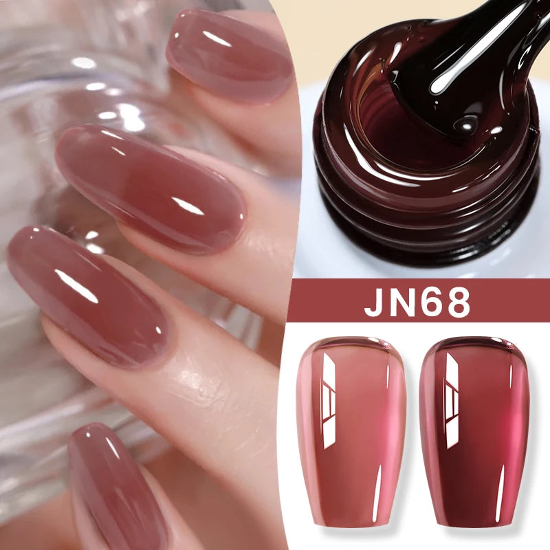 Gel Nail Polish  Translucent Colour UV Light  Gel Varnish Nail Art