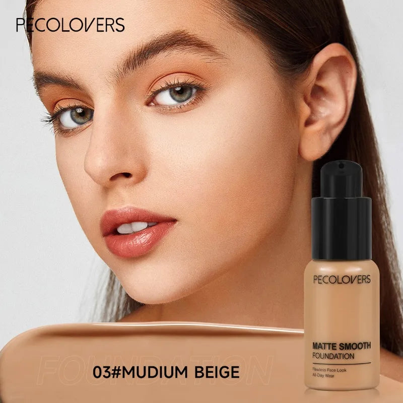 Matte, Non-sticky, Liquid Foundation,