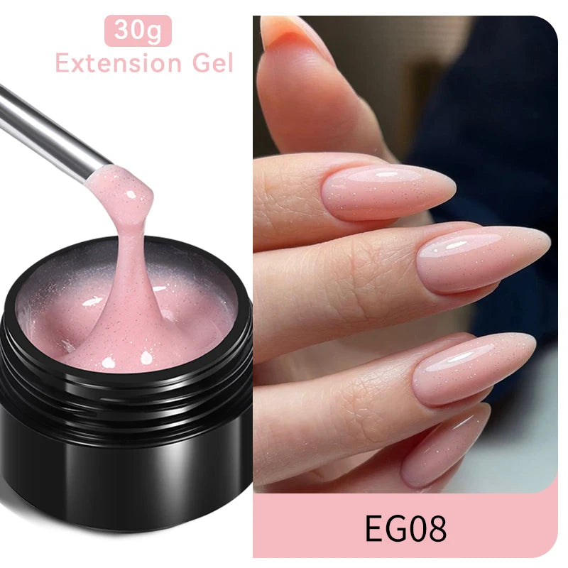 Nail Extension Gel Nail Polish Clear Acrylic Nail Color Soak Off UV Construction Gel