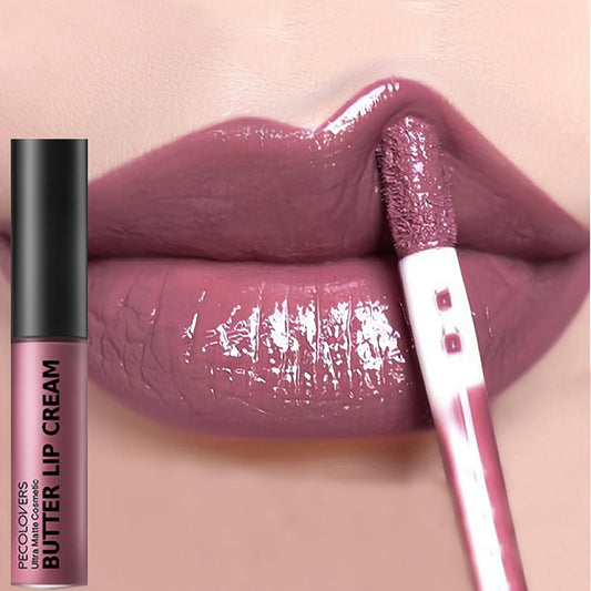 Butter Gloss Non-Sticky Lip Gloss Long Lasting Nude