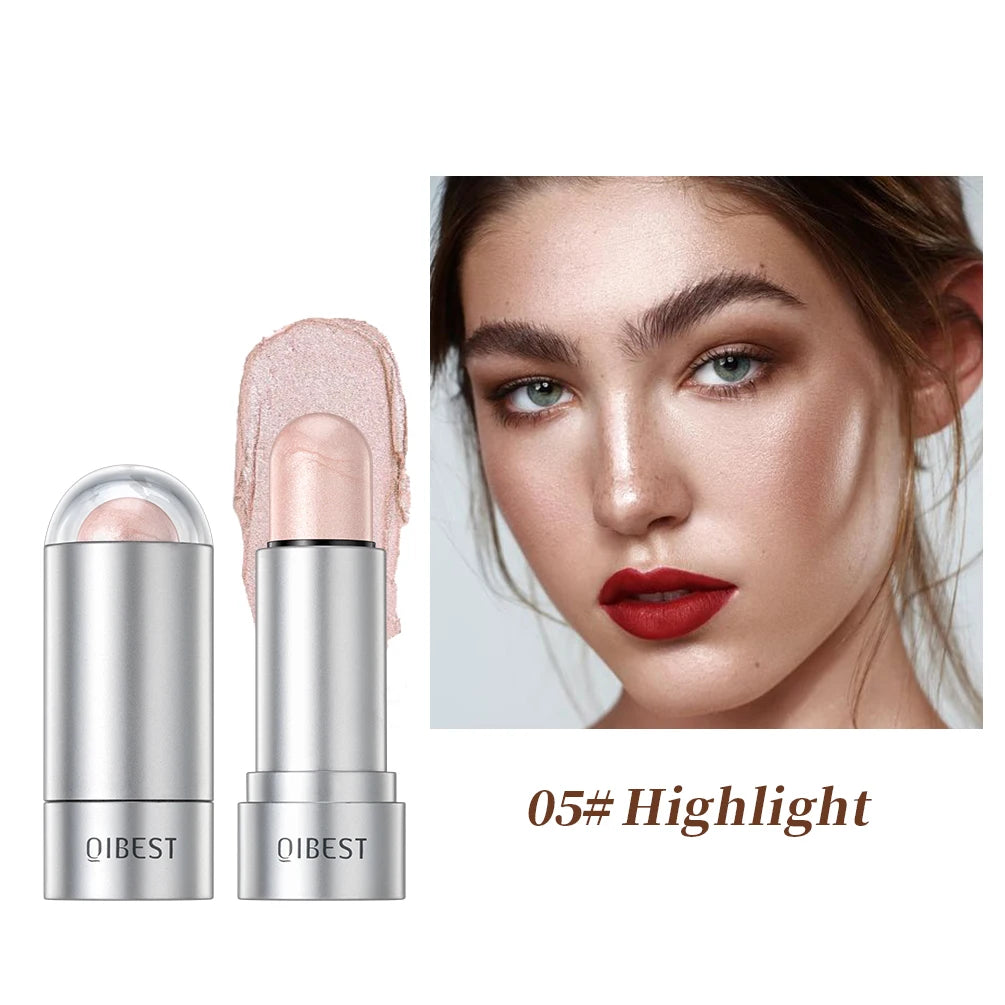 Highlight Face Waterproof Soft Cream Texture Bronzer Contour Stick