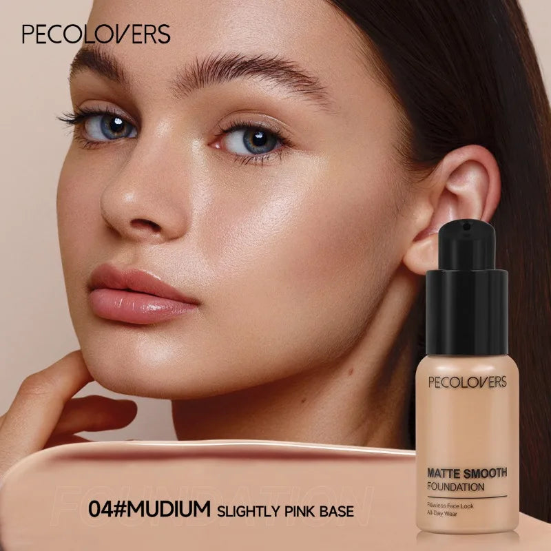 Matte, Non-sticky, Liquid Foundation,