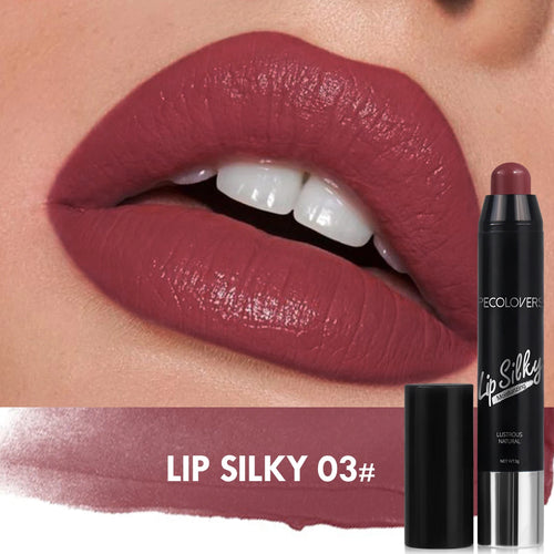 Matte Lipstick Pencil Waterproof Long Lasting Non-Stick Cup Lip Stain