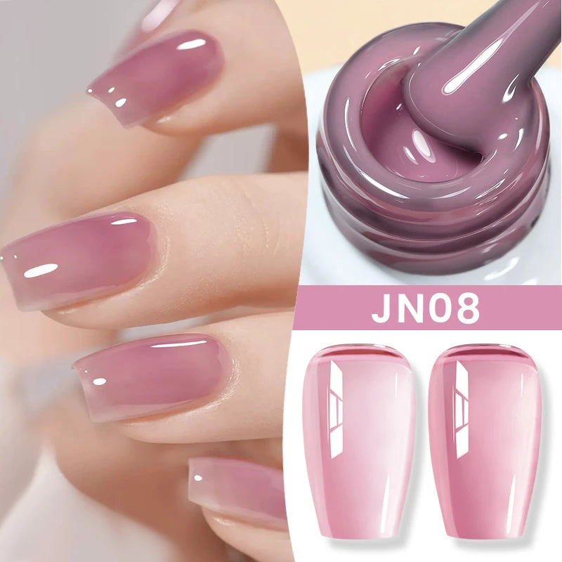 Gel Nail Polish  Translucent Colour UV Light  Gel Varnish Nail Art